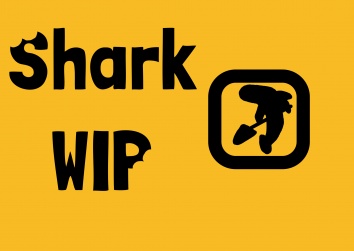 Title screen for the game Shark WIP